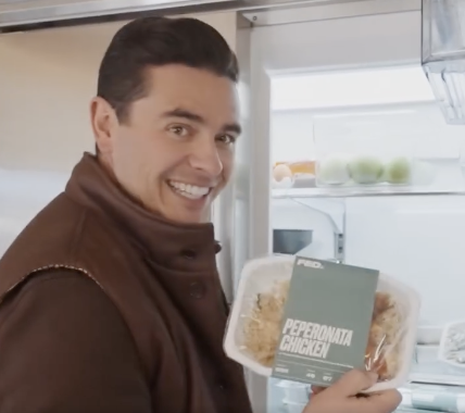 FED founder with a prepared meal
