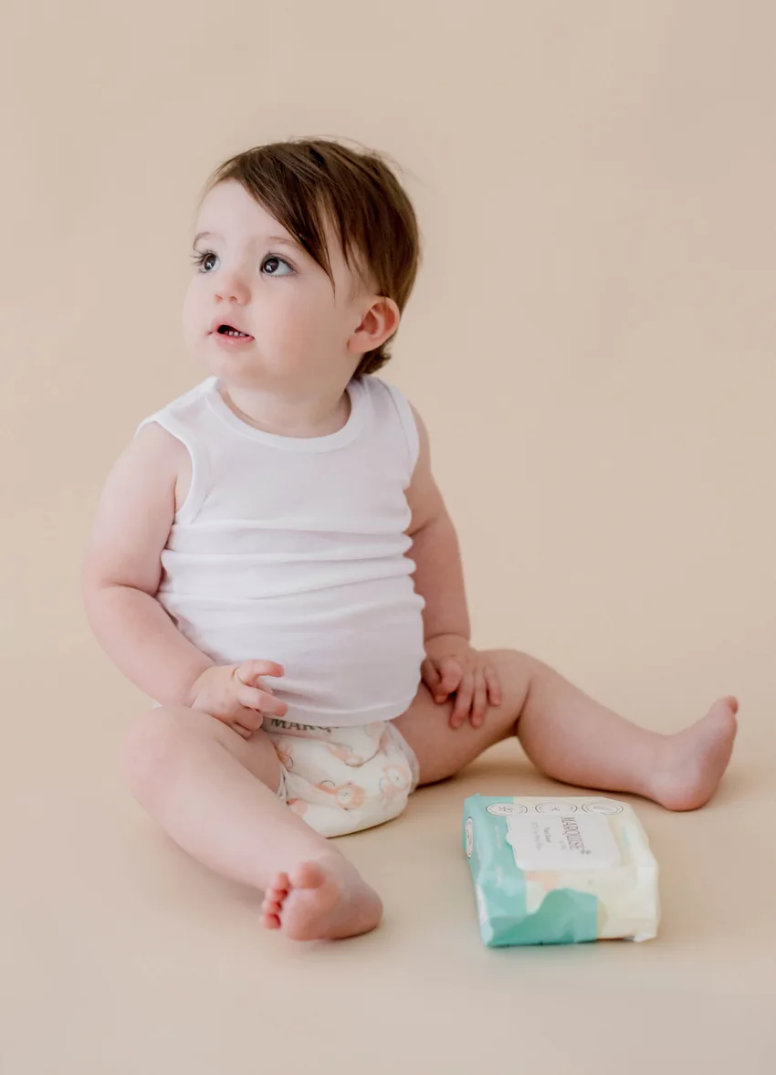 Marquise nappy pants and wipes campaign