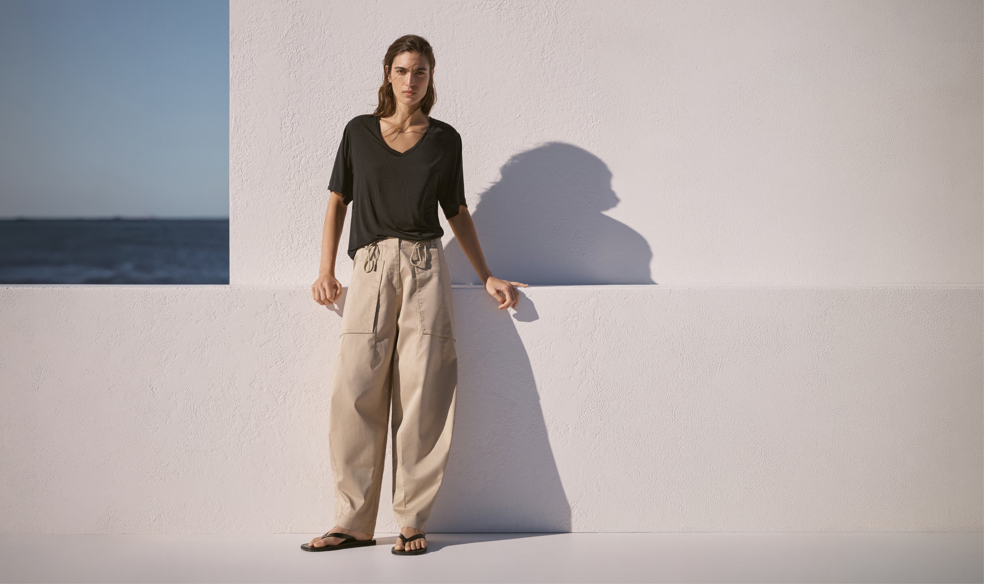 Morrison fashion campaign photographed beside the coast